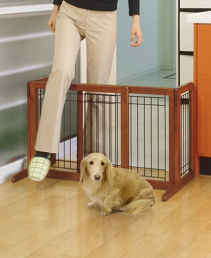 Richell Premium Plus Freestanding Pet Gate with Door