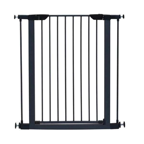 Midwest Glow in the Dark Steel Pressue Mount Pet Gate Tall Graphite 29.5″ – 38″ x 1″ x 29.88″