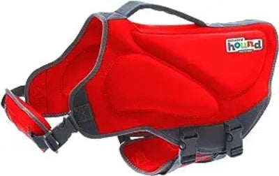 Red Outward Hound Dawson Swimmer Life Jacket for Dogs - X-Small girth 11-15"