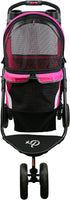 Petique Revolutionary Pet Stroller, Ventilated Pet Jogger - Supernova Pink