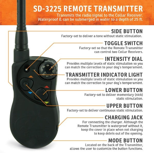 SportDOG Hound Hunter Remote Trainer Black / Orange