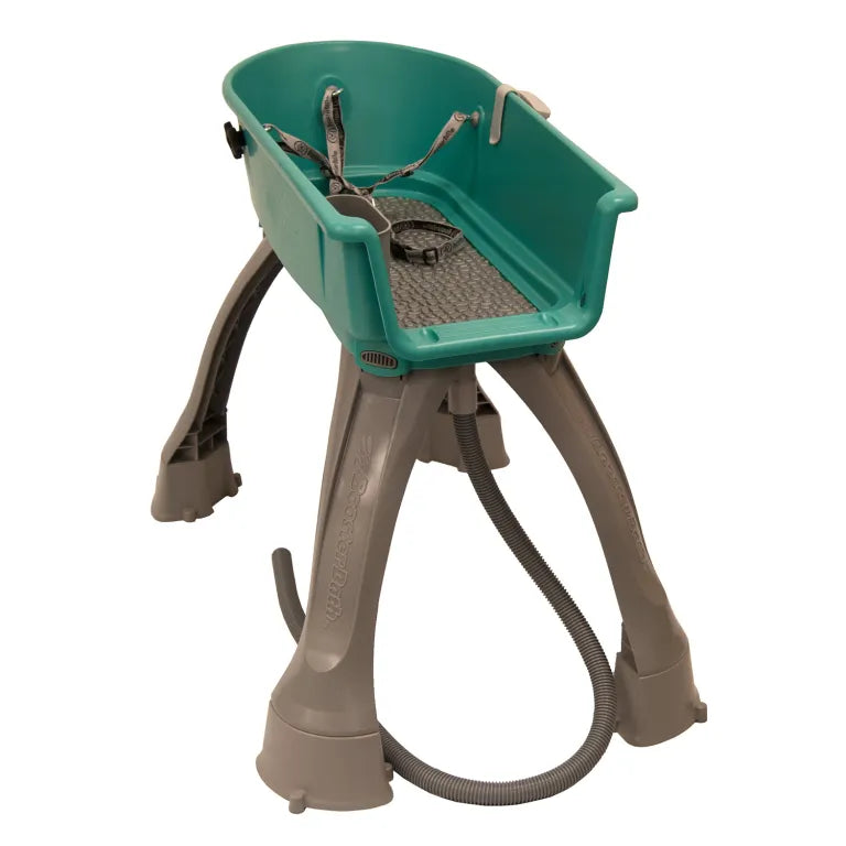 Booster Bath Elevated Dog Bath and Grooming Center Medium Red 33″ x 16.75″ x 10″