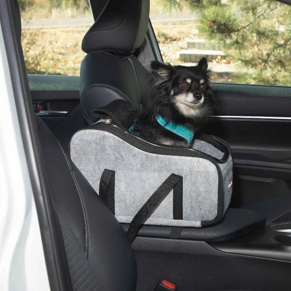 K&H Pet Products Portable Pet Console Booster Dog Car Seat Gray 10″ x 15″ x 9.5″ – KH100550270
