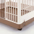 Richell Pet Training Kennel PK-650 White / Mocha 25.4″ x 19.7″ x 22″