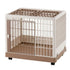 Richell Pet Training Kennel PK-650 White / Mocha 25.4″ x 19.7″ x 22″