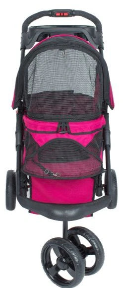 Petique Durable Pet Stroller Razzberry