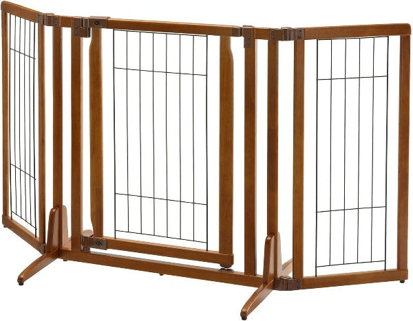 Premium Plus Freestanding Pet Gate with Door