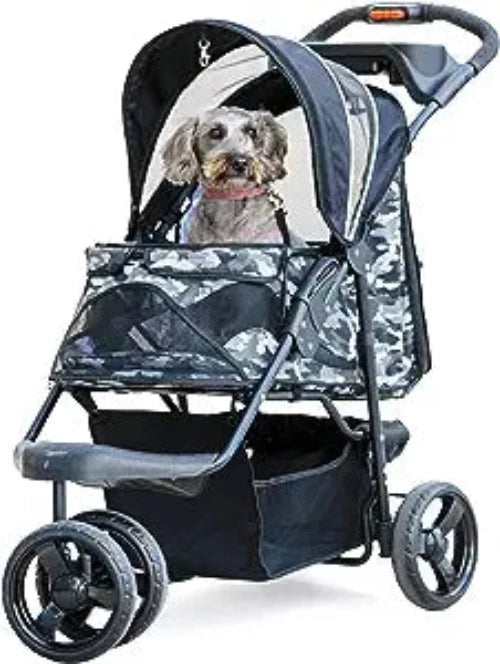 Petique Pet Stroller, Black Camo